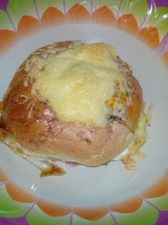Töltött zsömle recept fotója