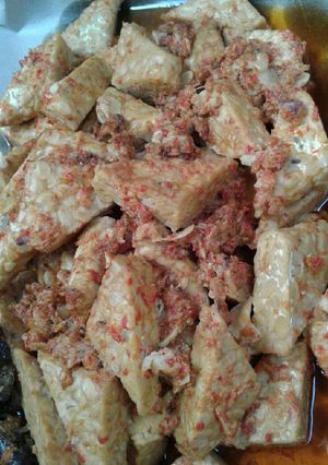 Foto resep Sambal godog tempe