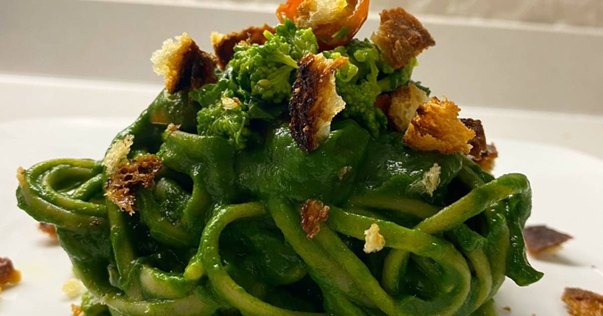 spaghetti con cima di rapa