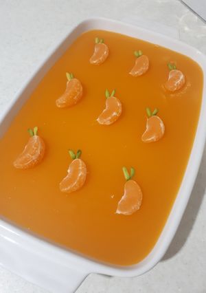 عکسی از دستور دسر نارنگی🍊🍊