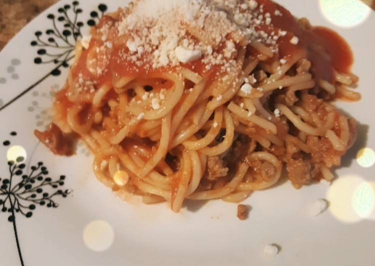 Spaghetti a la bolognesa