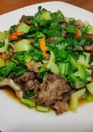 Foto resep Pok Choy Tumis Daging Sapi
