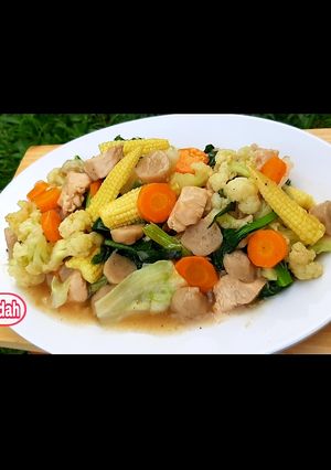 Foto resep Capcay kuah kental ala resto