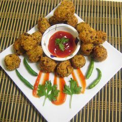 Moong Dal Pakoras A picture of Moong Dal Pakoras.