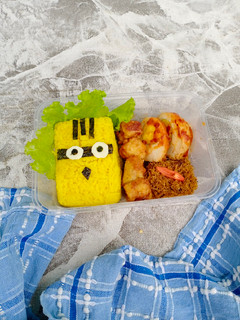 Foto resep Nasi Bento Minion
