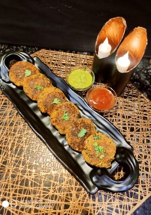 A picture of Bottle gourd (Lauki) chana dal Kabab.