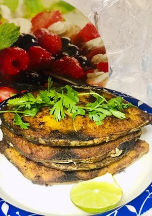 A picture of Shallow Fried king fish.