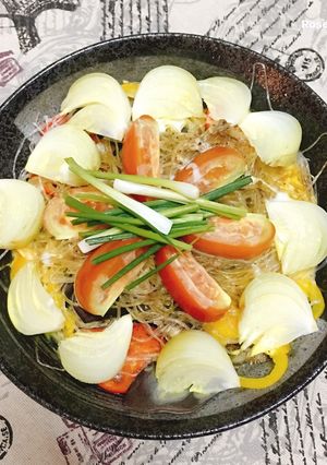 Hình của món Cá Mú Hấp Tương.