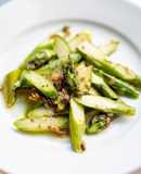 Sauteed asparagus with anchovies