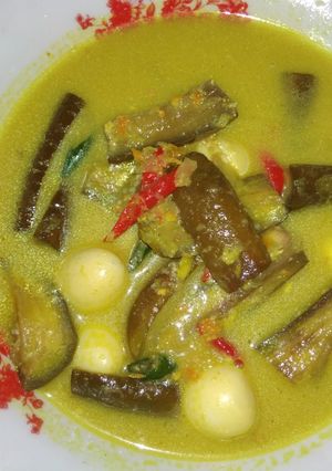 Foto resep Telur Terong Kuah Kuning