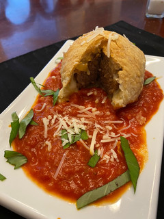 A picture of Meatball Wellington.