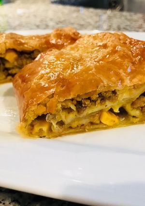 Indiai húsos rétes recept fotója