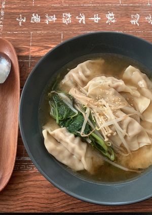 味噌湯餃 的食譜成品照片