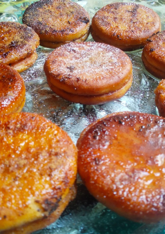 Una foto de Torrijas de galleta hojaldradas