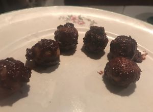 Una foto de Trufas sabor a kitkat con 4 ingredientes