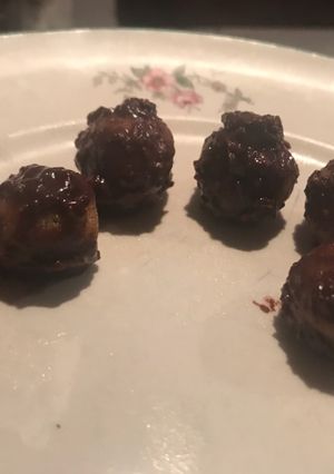 Una foto de Trufas sabor a kitkat con 4 ingredientes