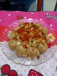 Foto resep Bakmie Goreng Saus Tiram (Sayuran, Bakso, Telur)