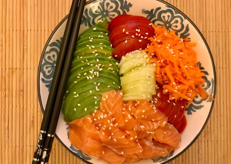 Voici la recette Chirashi Bowl à la maison