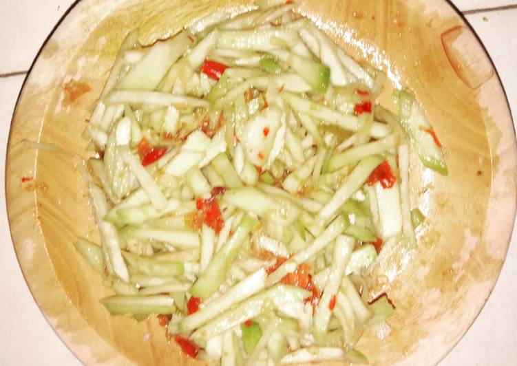 Resep Sambel Mamud (mangga muda), Enak Banget