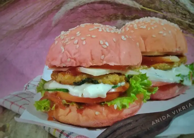 Masakan Populer Burger Ayam Enak dan Sehat
