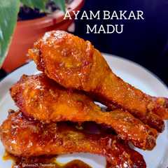 A picture of Ayam bakar madu.
