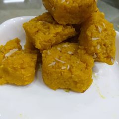 Besan ki Barfi A picture of Besan ki Barfi.