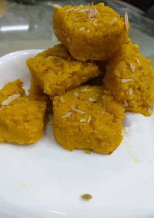 A picture of Besan ki Barfi.