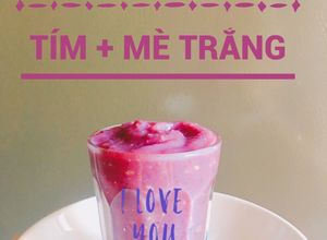 Hình của món Bữa Phụ - Sữa Khoai Tím - Mè Trắng.