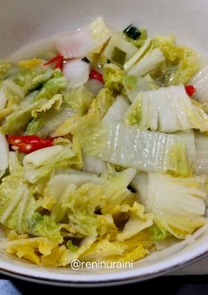 Foto resep Tumis Sawi Putih Polos