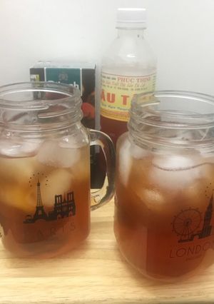 Hình của món Trà dâu.