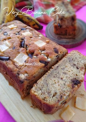 Foto resep Very Banana Cake (No Mixer)