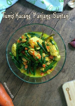 Foto resep Tumis Kacang Panjang Santan