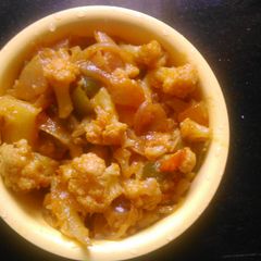 A picture of Simple Gobi masala.