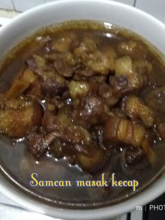 Foto resep Samcan masak kecap (non halal 55)