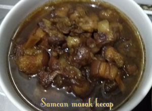 Foto resep Samcan masak kecap (non halal 55)