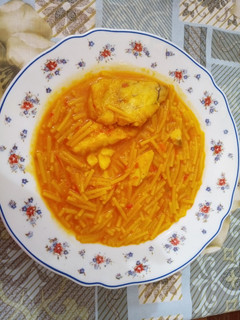 Una foto de Bacalao en amarillo