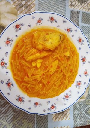 Una foto de Bacalao en amarillo