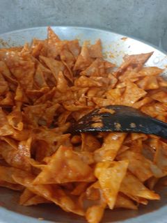 Foto resep Keripik Pangsit Balado