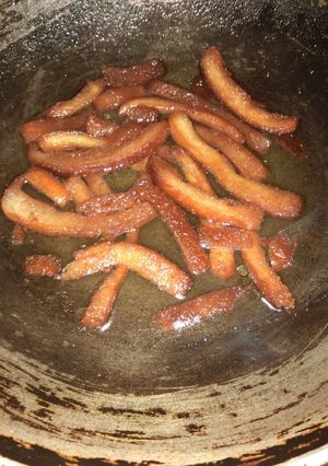 A picture of Leftover shahi bread corner.