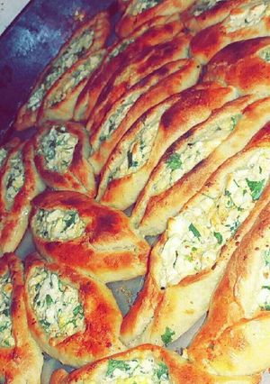 صورة لوصفة فطائر الجبنه