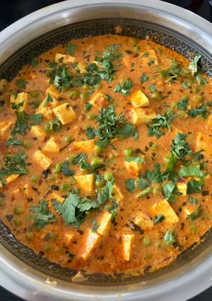 A picture of Mutter Paneer | Rekha’s Kitchen Delight.