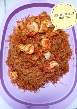 Foto resep Bihun Goreng Udang Extra Pedas 🍝🍤🌶
