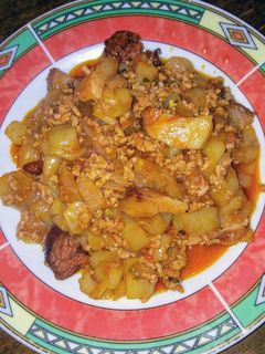 Lecsó, darált hússal recept fotója