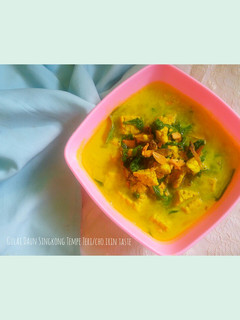 Foto resep Gulai Daun Singkong Tempe Teri