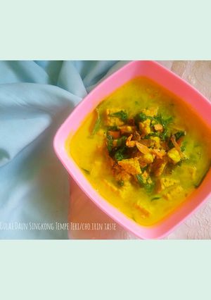 Foto resep Gulai Daun Singkong Tempe Teri