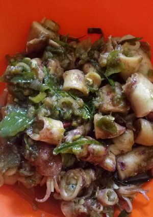 Foto resep Asin cumi cabe ijo