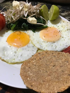 Una foto de Espinacas-tortillas de avena