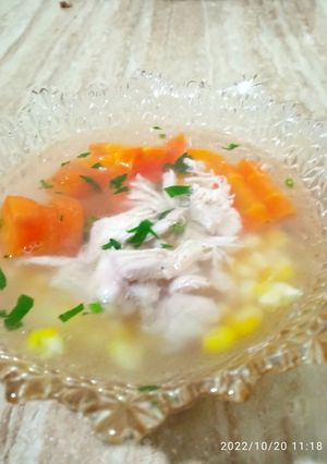 Foto resep Soup Ayam untuk obat flu (W#39)