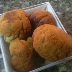 Japanese mandazi _ sata andagi A picture of Japanese mandazi _ sata andagi.