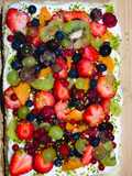 Obstkuchen mit Joghurt